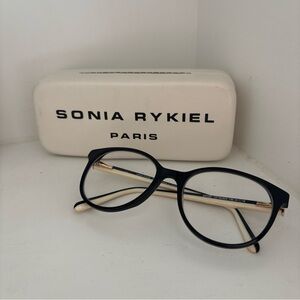Sonia Rykiel Eyeglasses Frames Only Made in France, SR7359 C01 Black 51-18-135